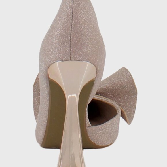 Betsy Johnson Nobble Heels Champagne 9.5 - Picture 4 of 14
